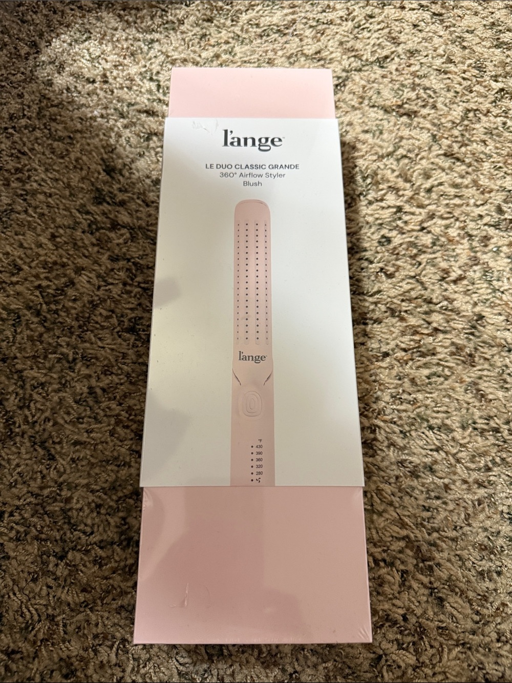 Lange 360° Airflow Styler in blush pink